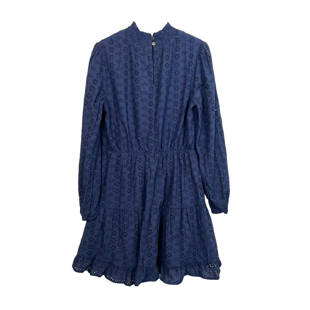 LOST + WANDER Sunday Funday Eyelet Detail Long Sleeve Cotton Minidress M NWT - Picture 5 of 14